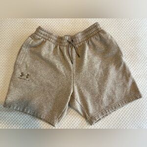 Under Armour UA Icon Fleece Men’s Shorts 7.75” - Timberwolf Taupe Light Hthr
